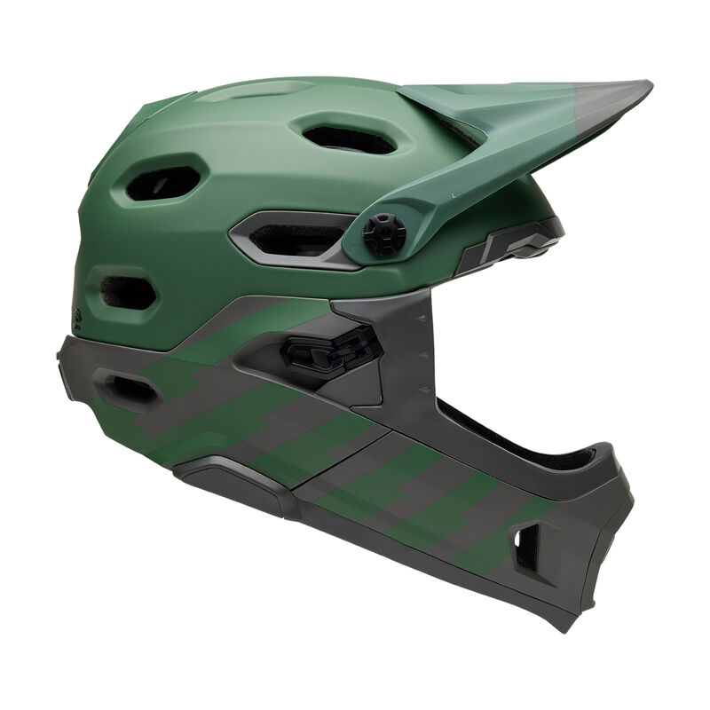 Bell Super DH Spherical Helmet, Matte Green / L