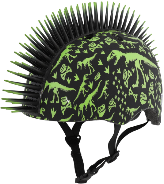 bike helmet raskullz Raskullz T-rex Bonez Mohawk Toddler Fit Sysyem Helmet