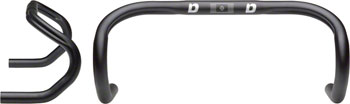 Dimension Road Drop Handlebar - Aluminum, 26mm, 42cm, Black - Ascent Cycles