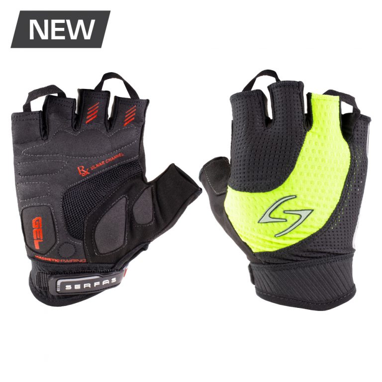 Serfas Short Finger RX Hi Vis Men's Gloves