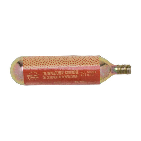 Planet Bike 25g Threaded CO2 Cartridge- Single