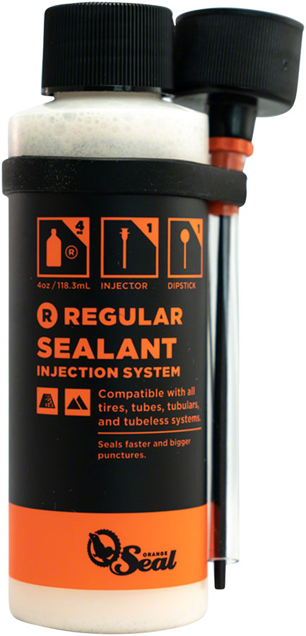 Orange Seal Tubeless Tire Sealant with TwistLock Applicator