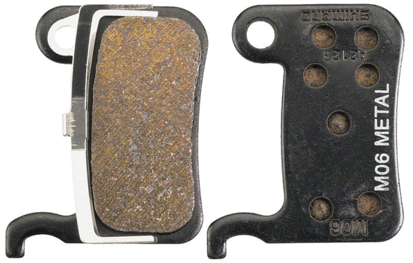 Shimano M06-MX Disc Brake Pads and Springs Metal Compound, Steel Back Plate, One Pair