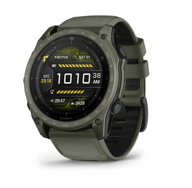 Garmin tactix 8 – 51 mm, AMOLED, Cerakote Coating Includes Applied Ballistics Ultralight Solver and Slate Gray Cerakote Coating