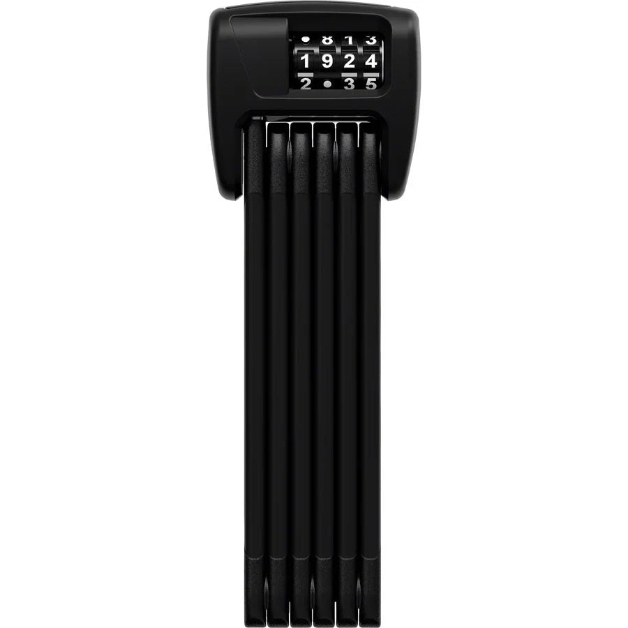 Abus Bordo 6000C Folding Lock - Combination 3'/90cm with Saddlefix Bracket and Raincap