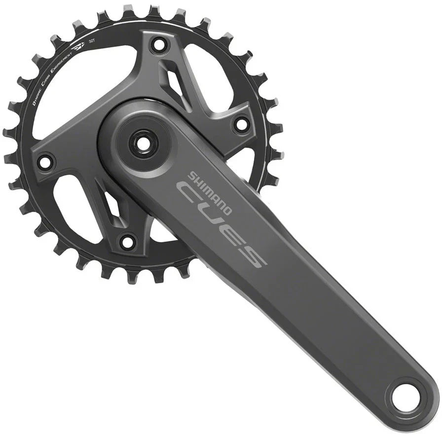 Shimano CUES FC-U6000-1 Crankset - 175mm, 9/10/11-Speed, 32t, Asymmetric 96