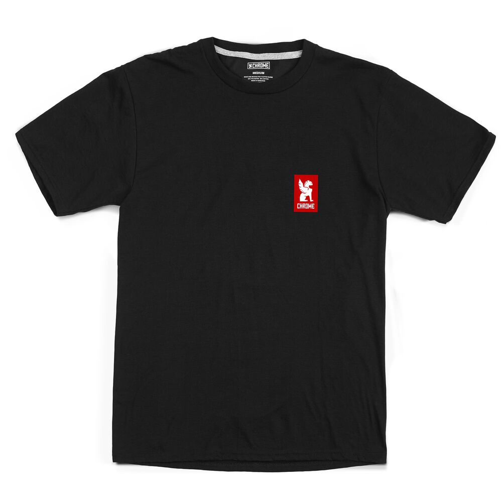 Chrome Ind. Red Logo Tee - Ascent Cycles