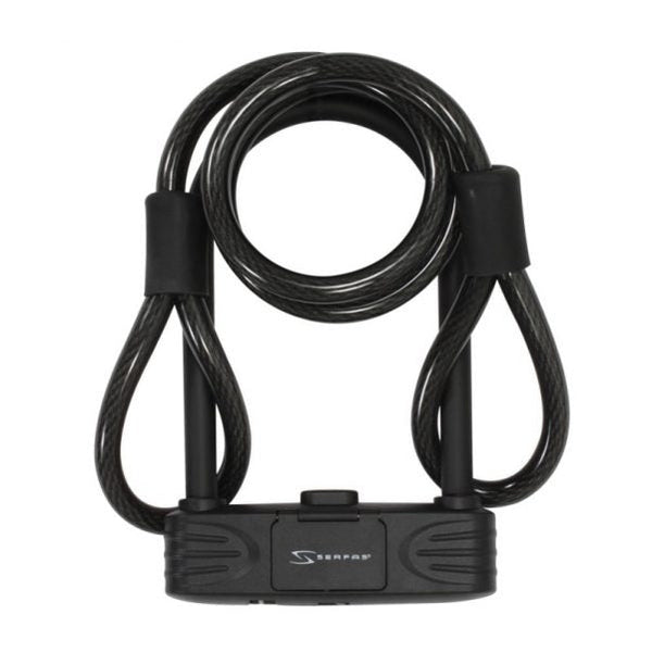 Serfas Lock 165 mm U-Lock And Cable