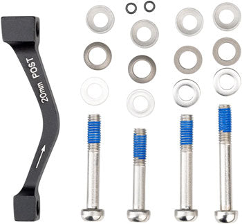 SRAM/ Avid 20mm Post-Mount Disc Caliper to Post Mount Frame/Fork Adaptor with Stainless Bolts Kits for Regular and CPS Calipers - Ascent Cycles