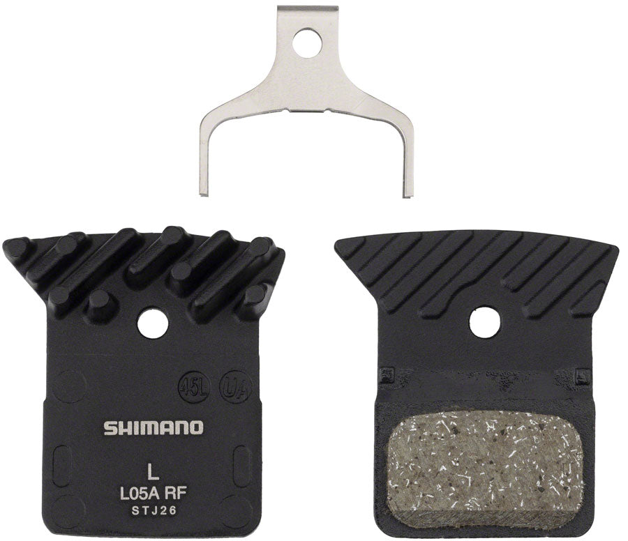 Shimano L05A-RF Resin Disc Brake Pad w/ Spring Alloy Backplate