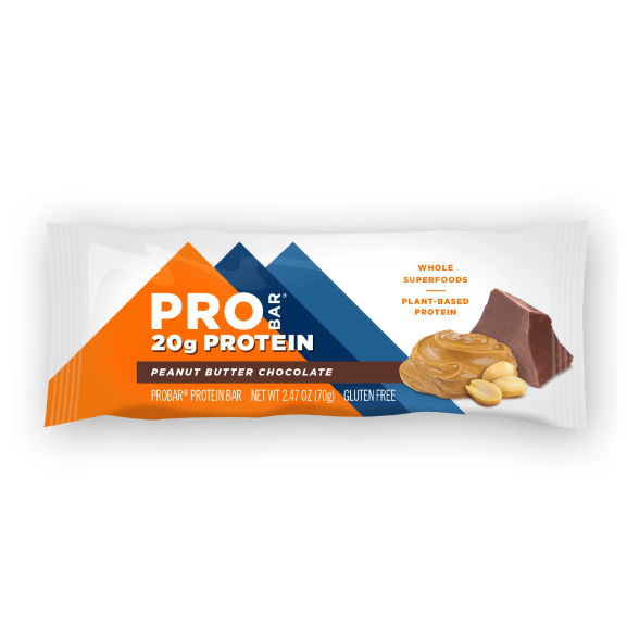 Probar Protein Bar Peanut Butter Chocolate Box of 12